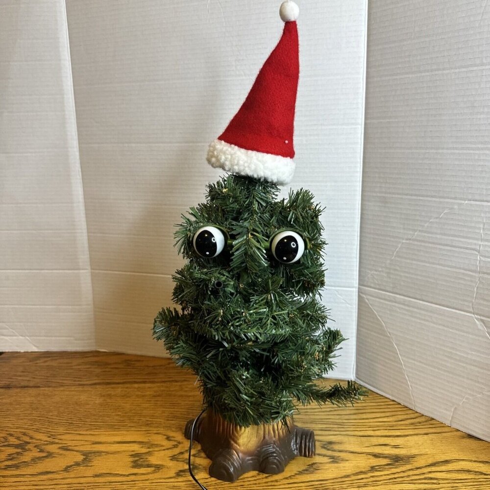 GEMMY 1996  Dancing Douglas Fir Talking Christmas Tree Sings/moves Mouth Doesn’t